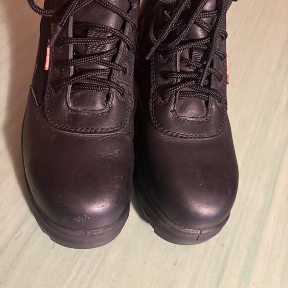 Worx Red Wing STK 5611 Waterproof Steel Toe Black EH Leather Boots Size 9 WW main image 10
